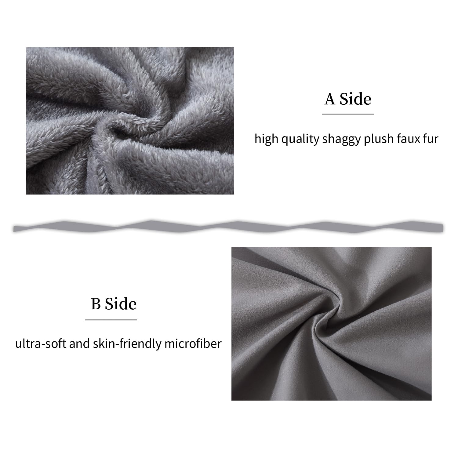WhatsBedding close-up of plush faux fur cover highlighting cozy texture and warmth