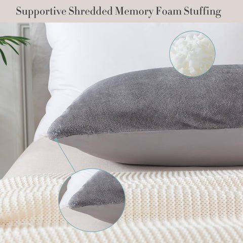 WhatsBedding body pillow on bed demonstrating comfort for sleeping and lounging