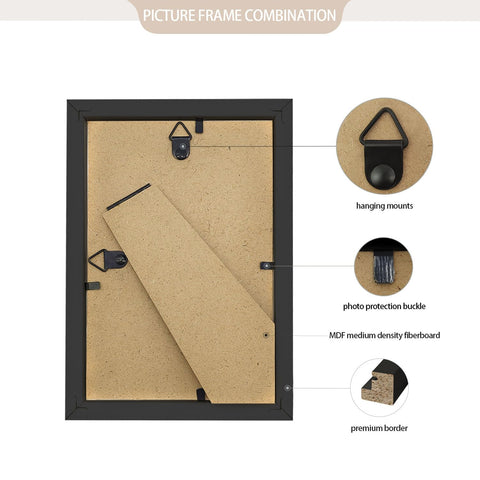 WHEATHUSK collage wall display conveying unified gallery look benefit