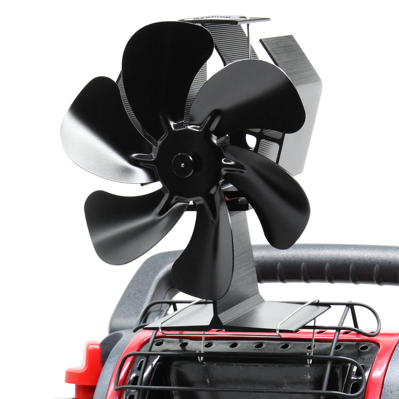 whicow front profile on stove showing compact design and better heat spread