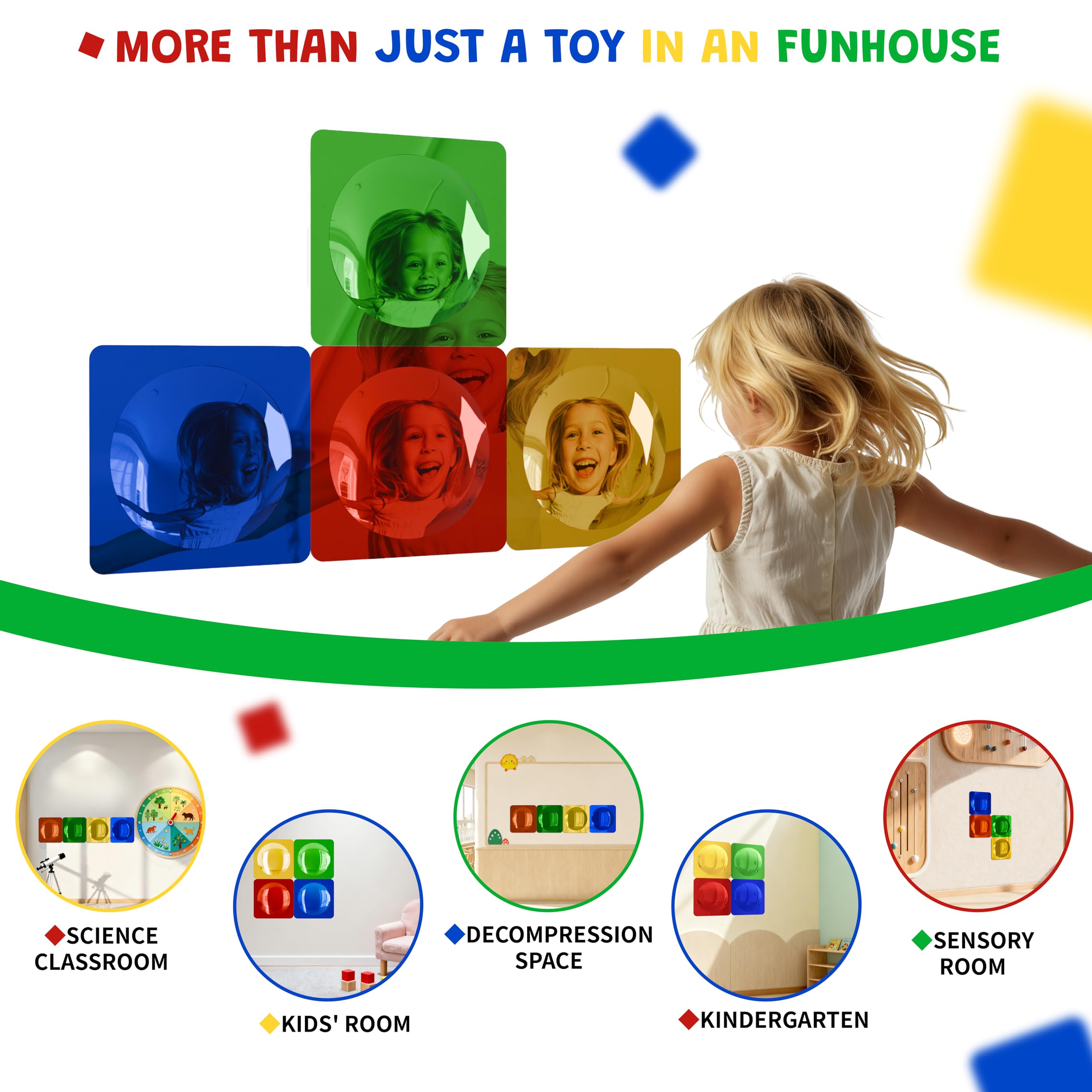 whimtoyland child touching mirror encouraging tactile exploration