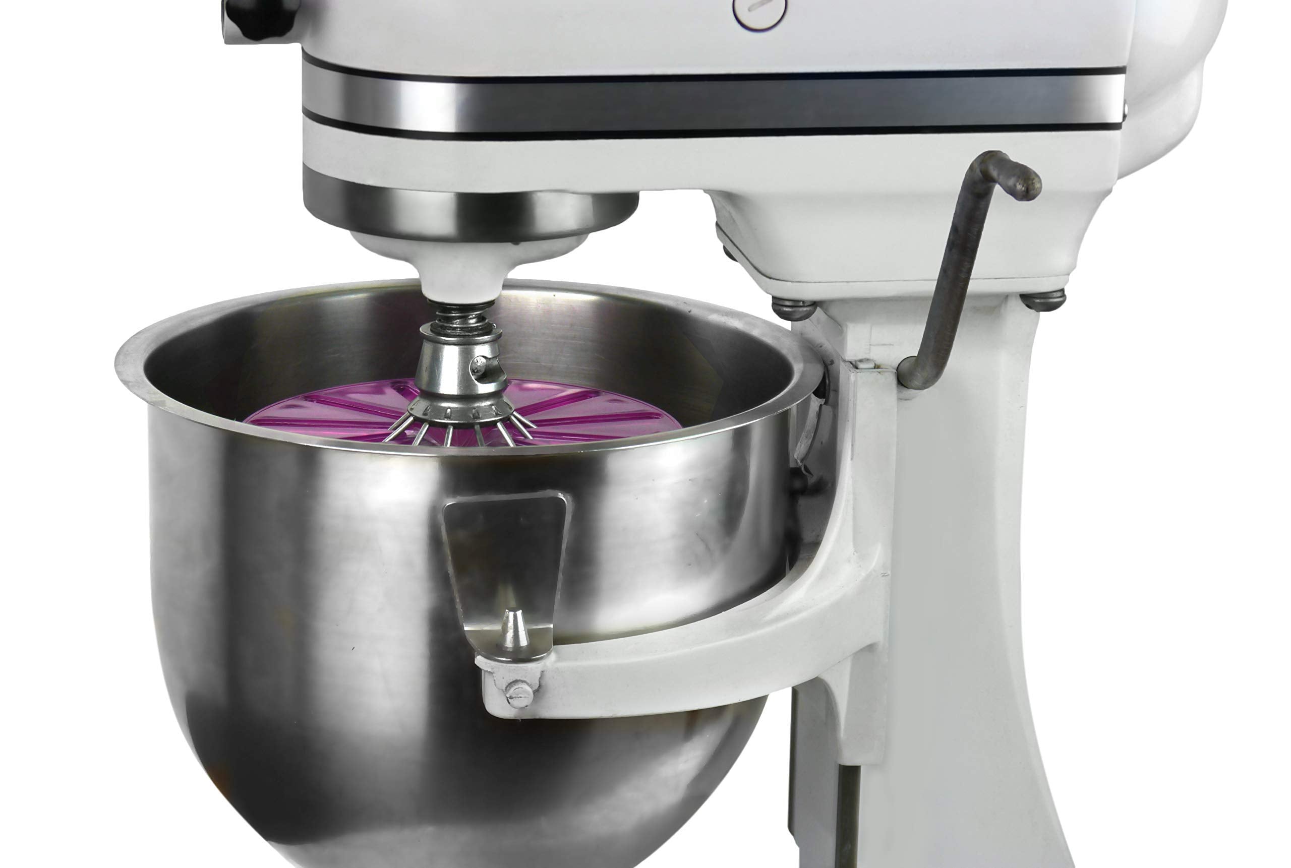 WHISK WIPER PRO violet silicone blade close-up highlighting efficient scraping