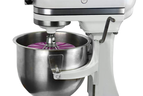 WHISK WIPER PRO violet silicone blade close-up highlighting efficient scraping
