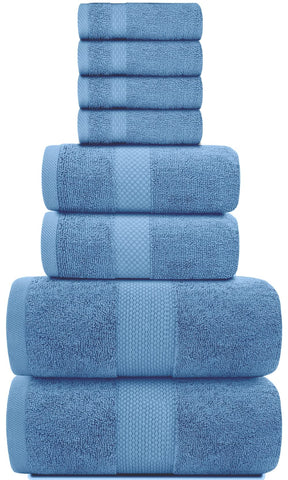 White Classic folded bath towel close-up showing pile and absorbency benefit