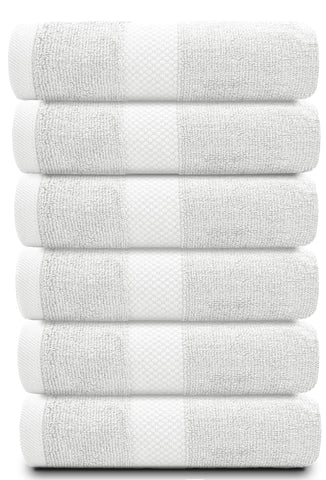 White Classic close-up of loop weave showing absorbent texture benefit