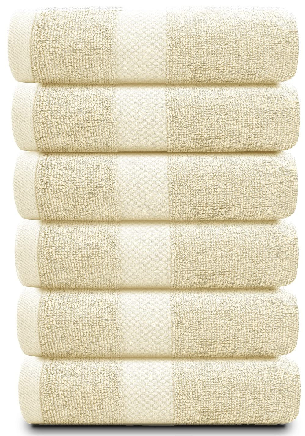 White Classic close-up of reinforced hem stitching showing long-lasting edges