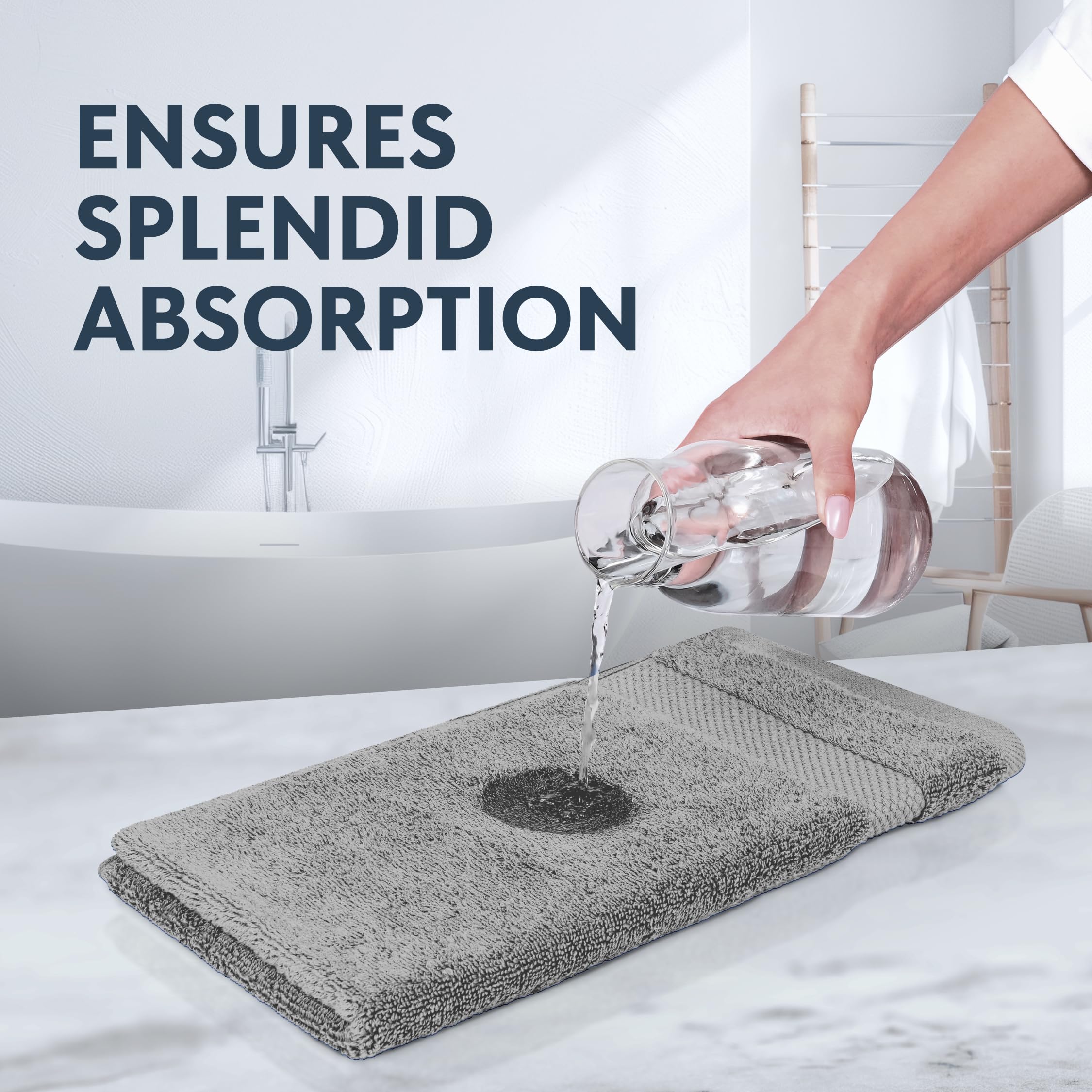 White Classic reinforced double-needle edge detail for durability and fray resistance