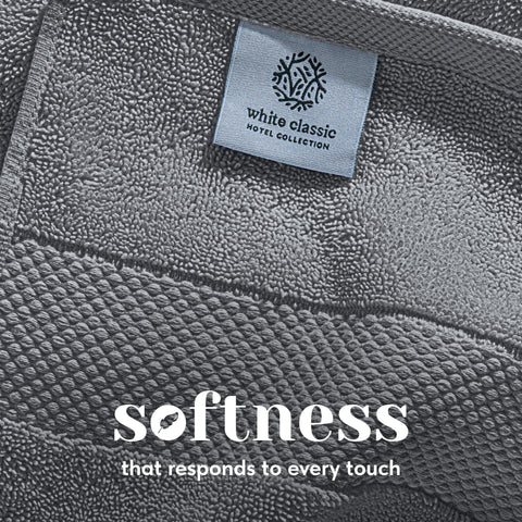 White Classic edge stitching detail showing reinforced hems for long-lasting durability