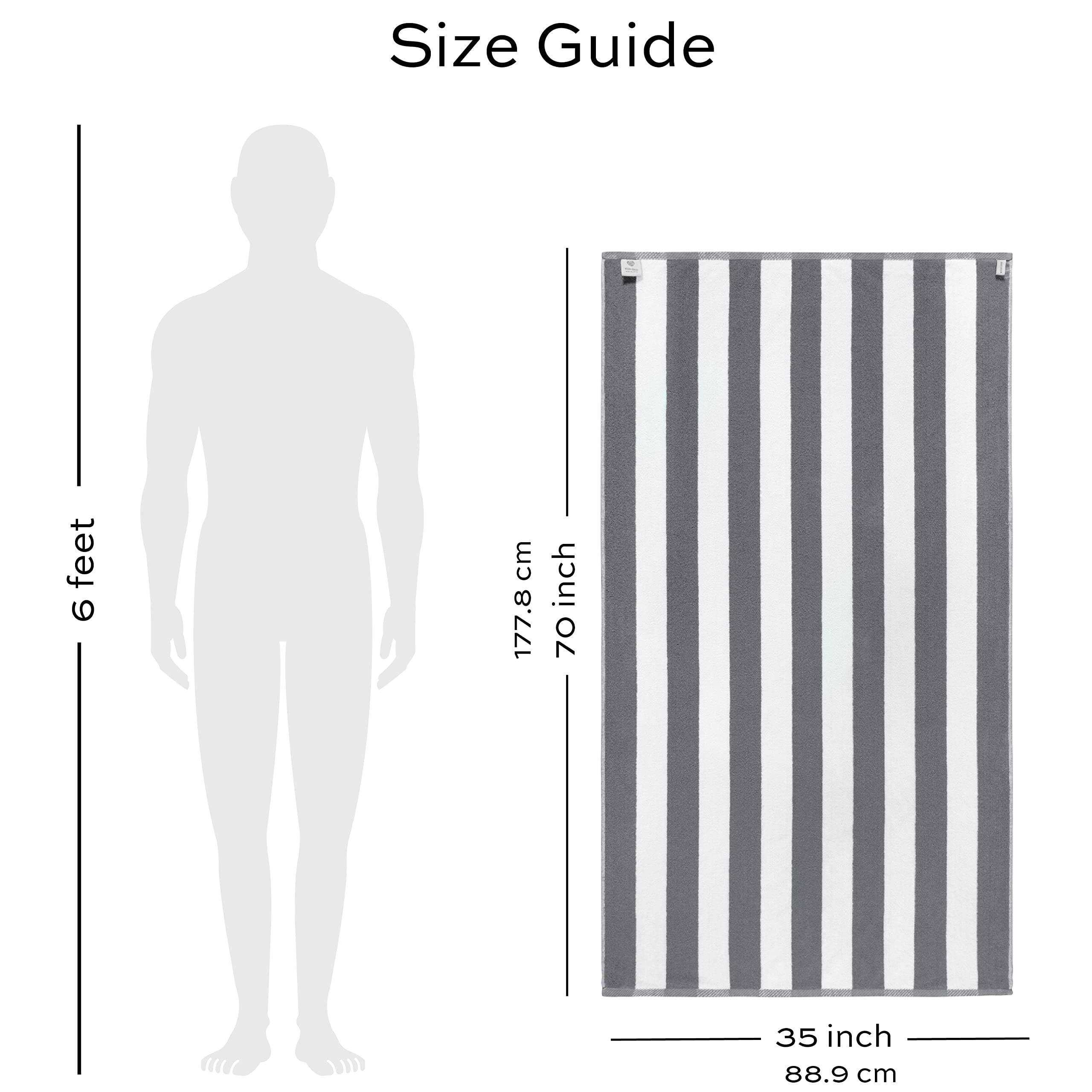 White Classic towel folded in suitcase showing packable travel convenience