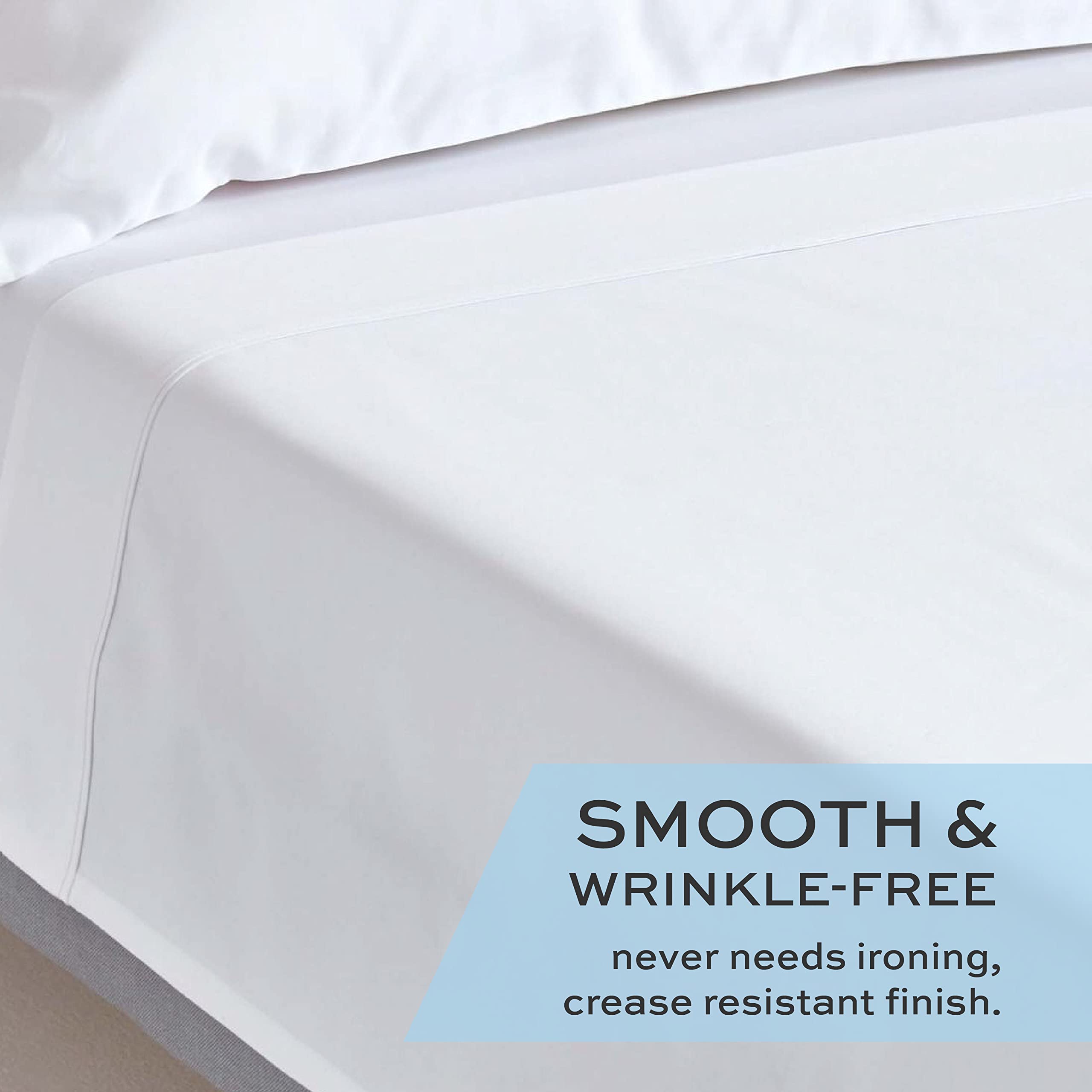 White Classic folded stack of three sheets illustrating organized storage and convenience