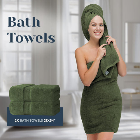 White Classic stacked hand towel and washcloths showing coordinated convenience