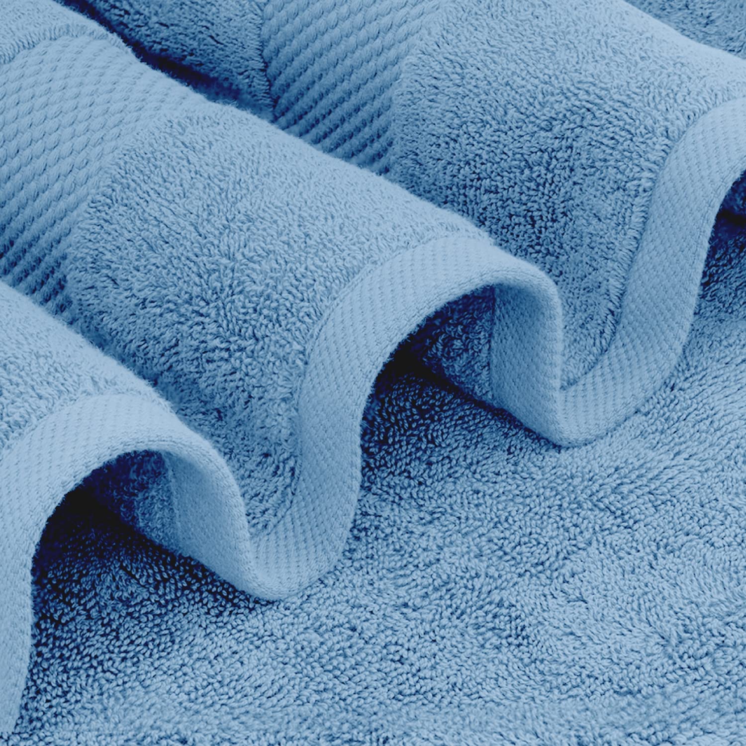 White Classic hand towel texture close-up highlighting soft comfortable feel