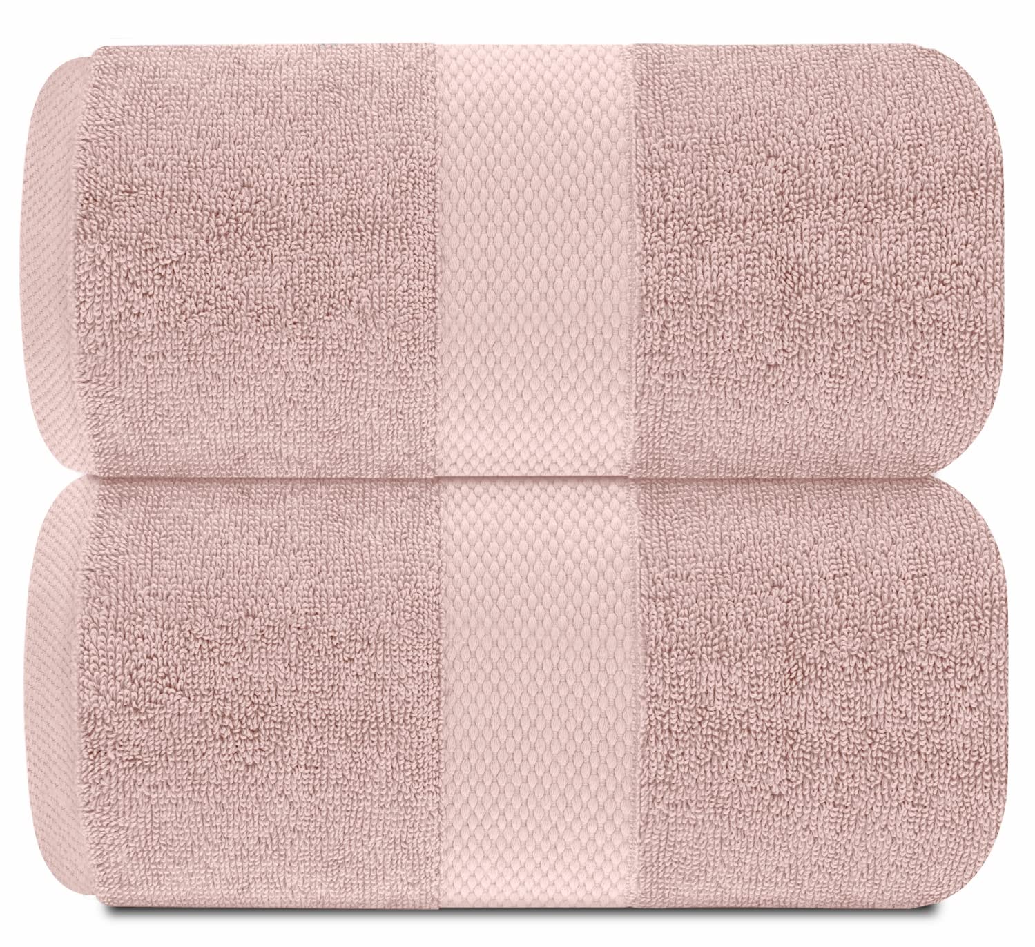 White Classic close-up of 650 GSM cotton pile showing soft texture and superior absorbency