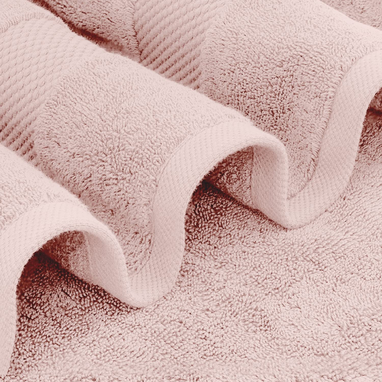 White Classic towel hung on bathroom rail demonstrating quick-dry benefit after shower
