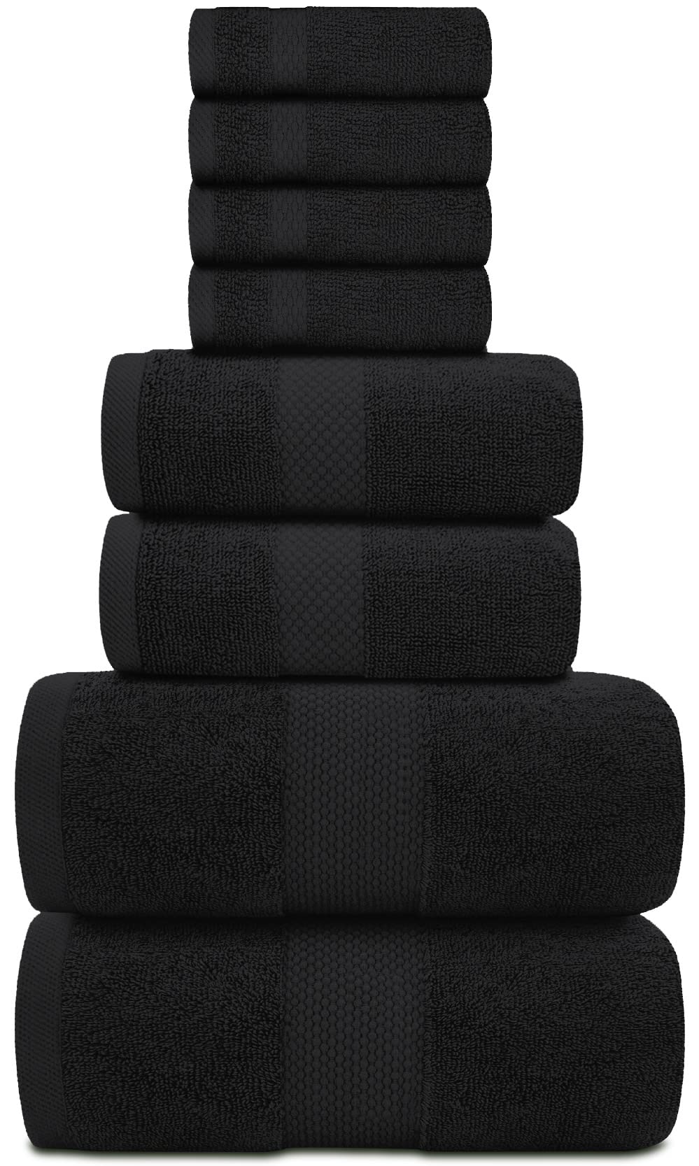 White Classic close-up of towel pile highlighting soft Turkish cotton texture