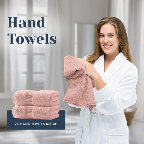 White Classic washcloth texture in hand showing fast absorbency benefit