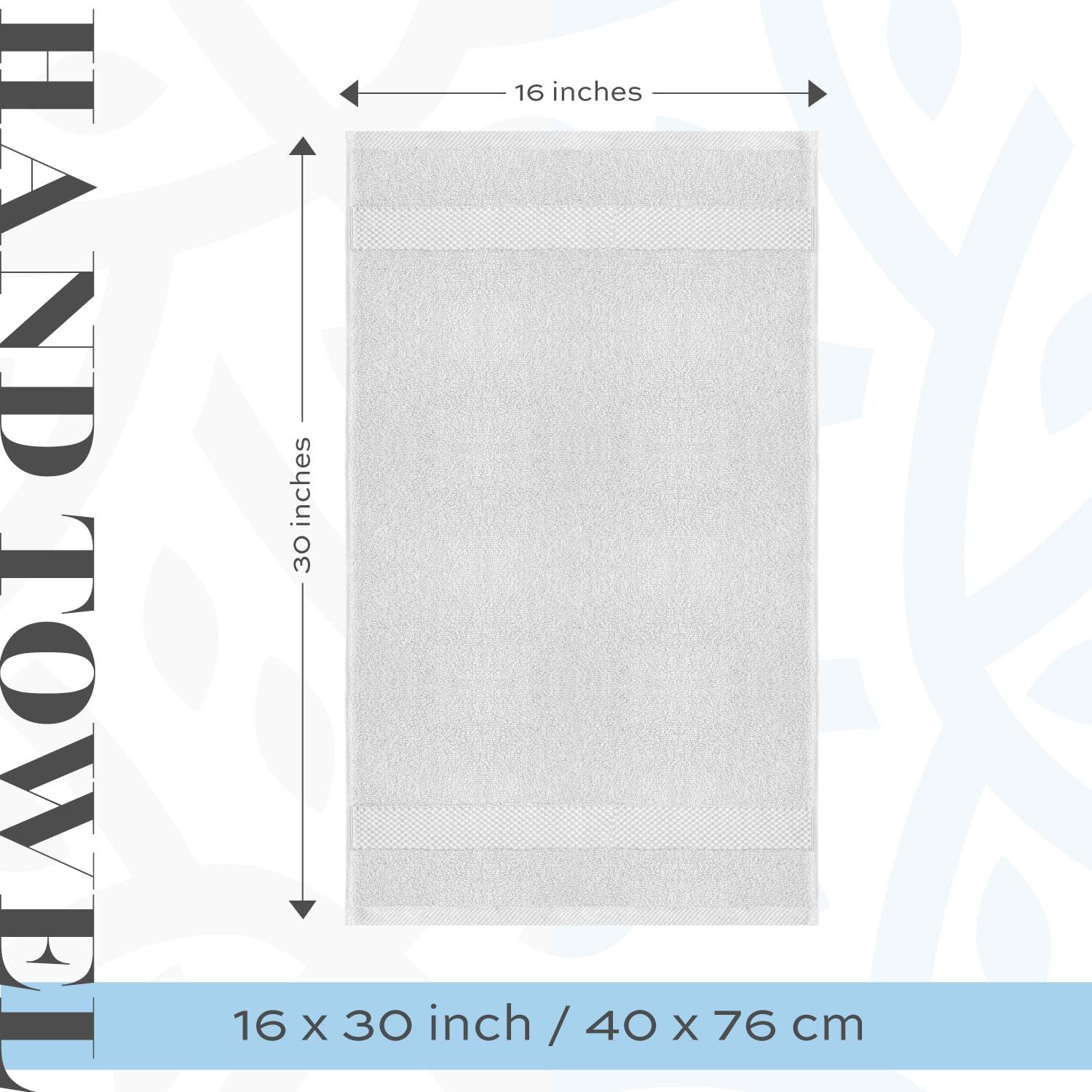 White Classic towel hanging in bathroom offering quick-dry convenience
