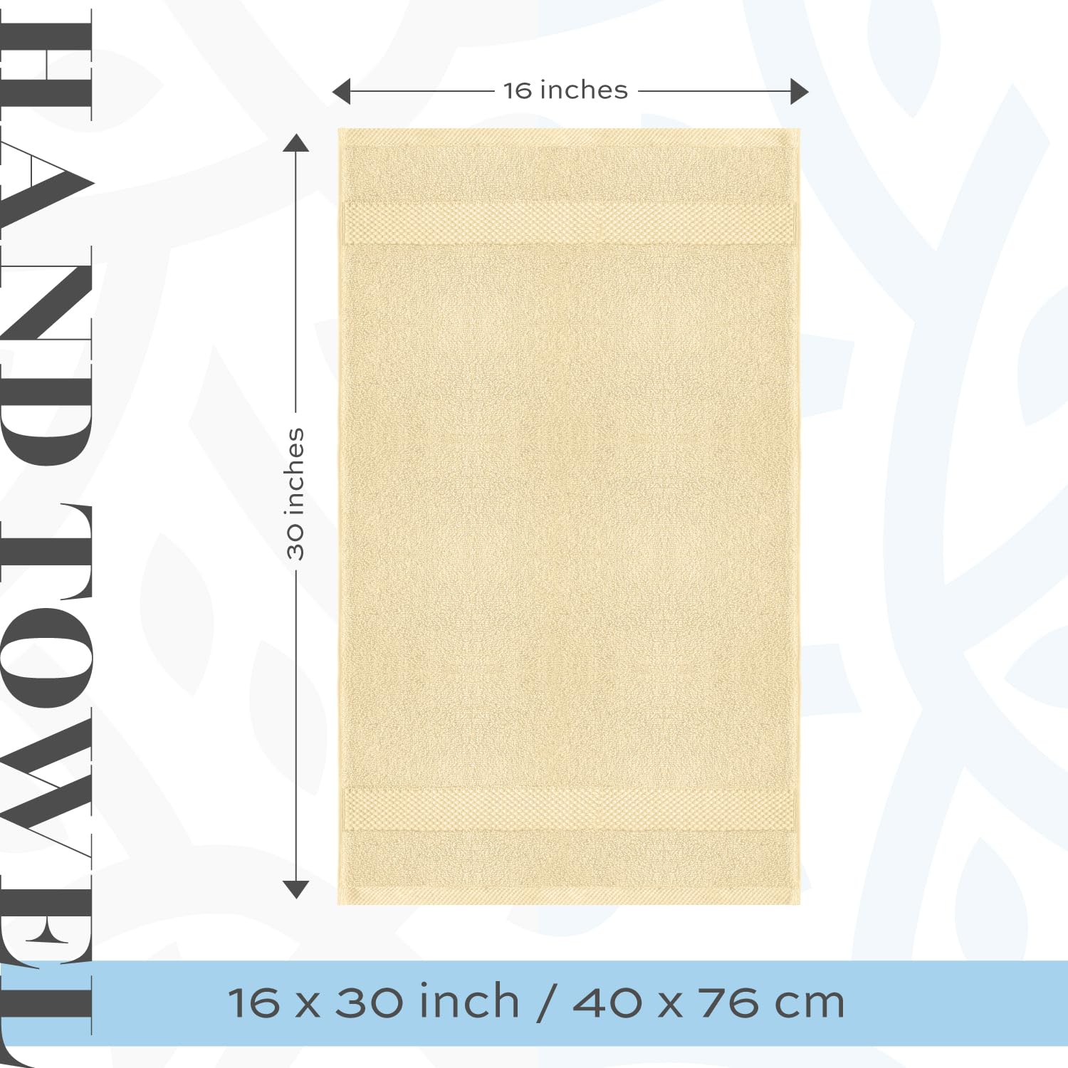 White Classic stacked six-piece towel set displaying matching color and bulk