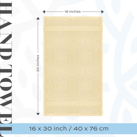 White Classic stacked six-piece towel set displaying matching color and bulk