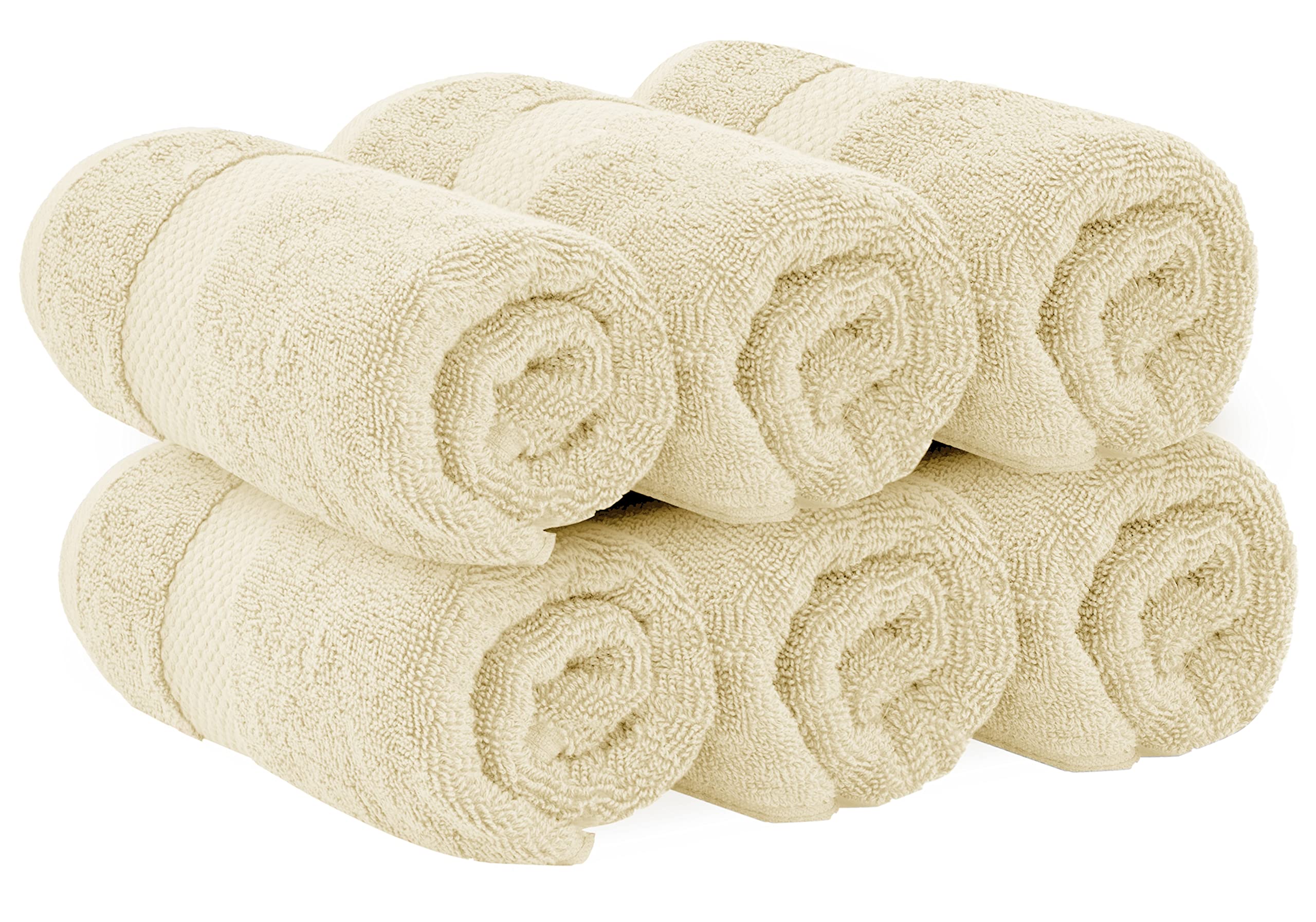 White Classic close-up of Turkish cotton pile highlighting soft, absorbent texture