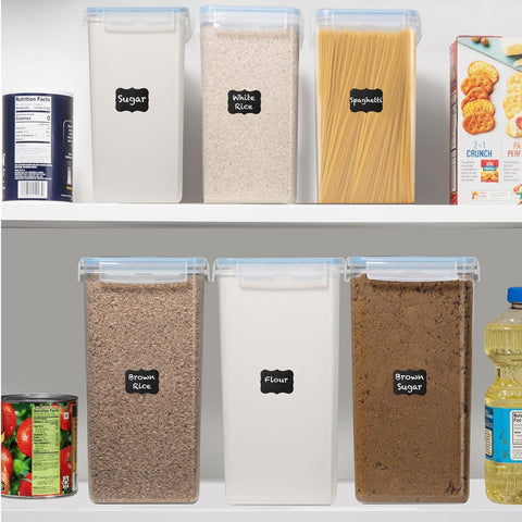 WHITE FEATHER SUPPLIES lid locking mechanism close-up ensuring spill-proof storage