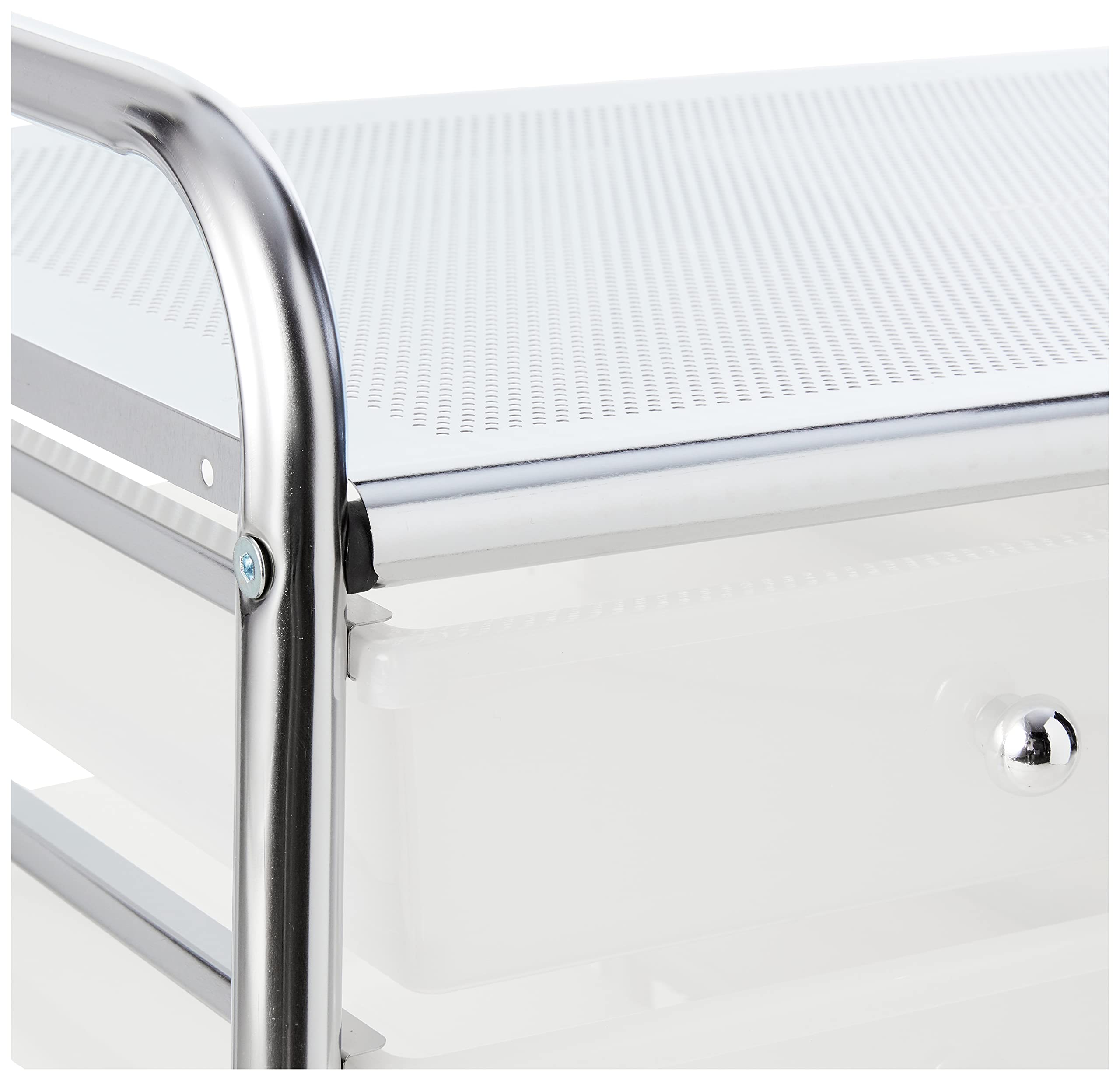 Whitmor labeled drawer with contents visible for quick identification and sorting