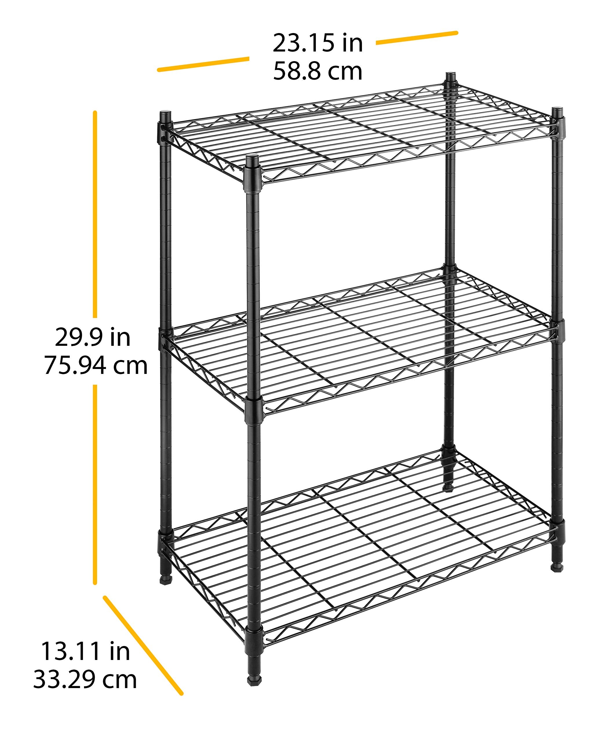 Whitmor styled as a plant stand showing decorative storage benefit