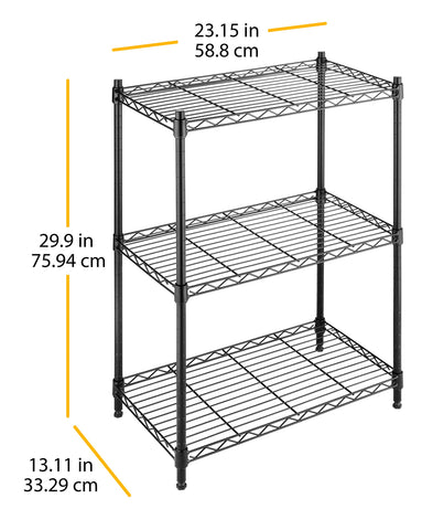 Whitmor styled as a plant stand showing decorative storage benefit