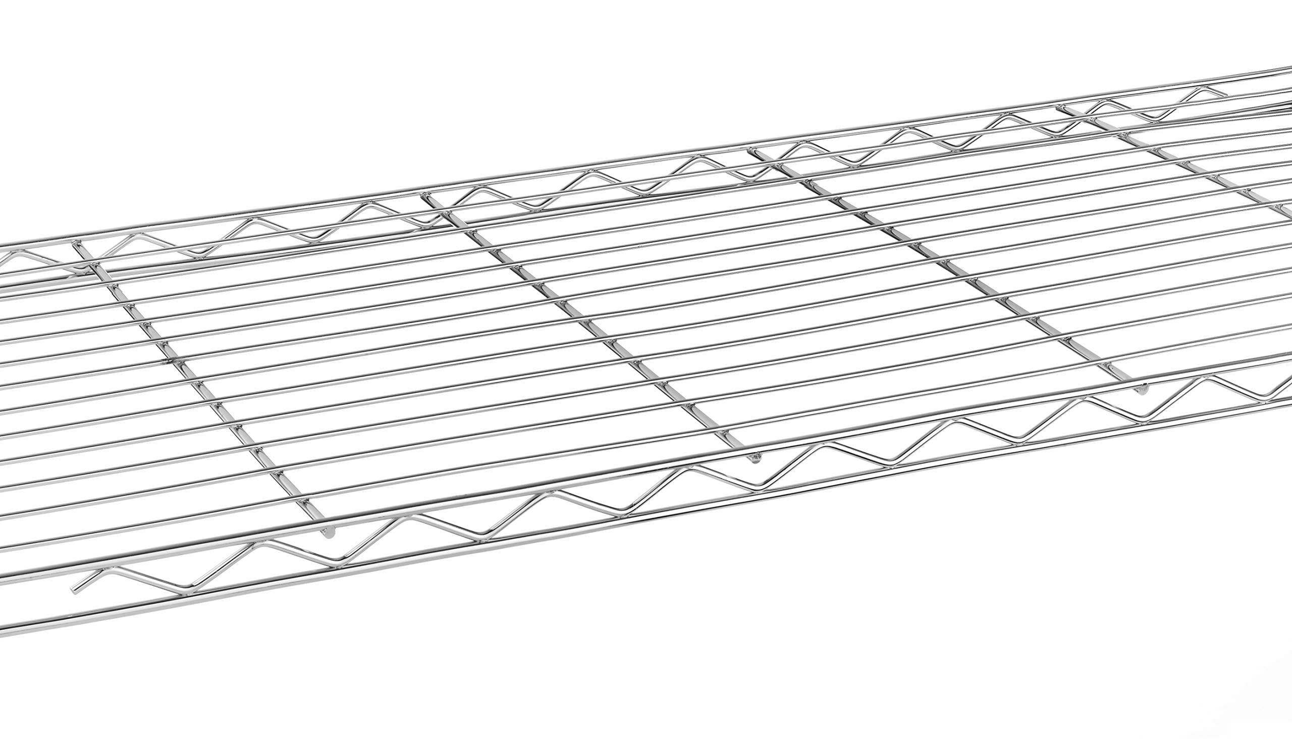 Whitmor shelf next to storage bins showing size and scale