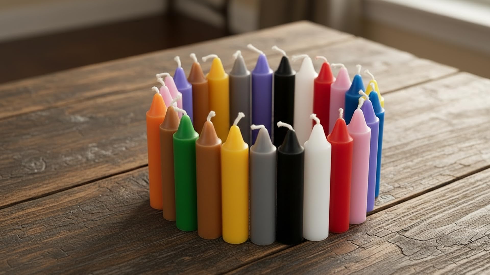 WICCA WICKS size comparison beside ruler showing 4-inch height and practical fit benefit