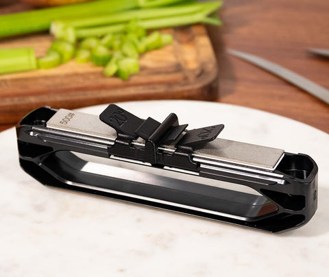 Wicked Edge Venture ceramic hone detail for refining edges and smoothing bevels
