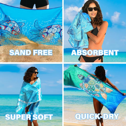 Widdonen towel packed inside backpack demonstrating space-saving benefit