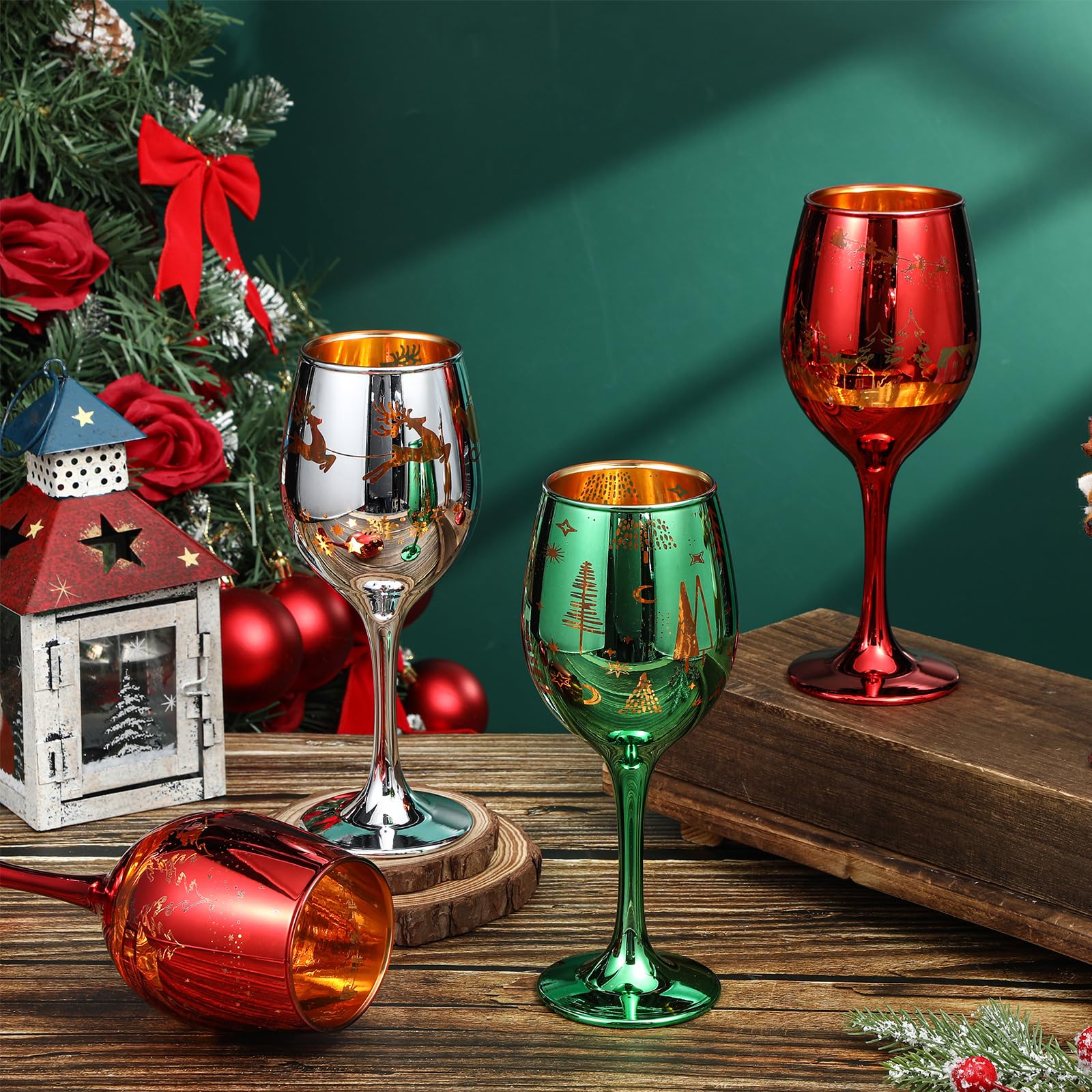 Widecook stemmed goblet in hand showing size and comfortable grip
