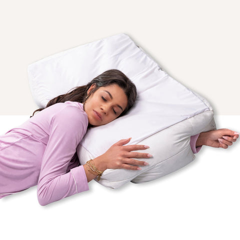 Wife Pillow front view showing ergonomic shape and comfort benefit