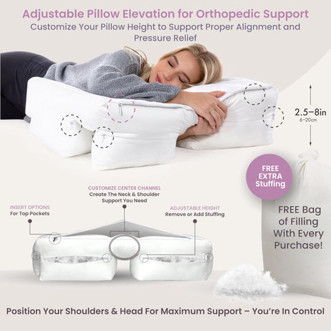 removable polycotton cover of Wife Pillow breathable and washable