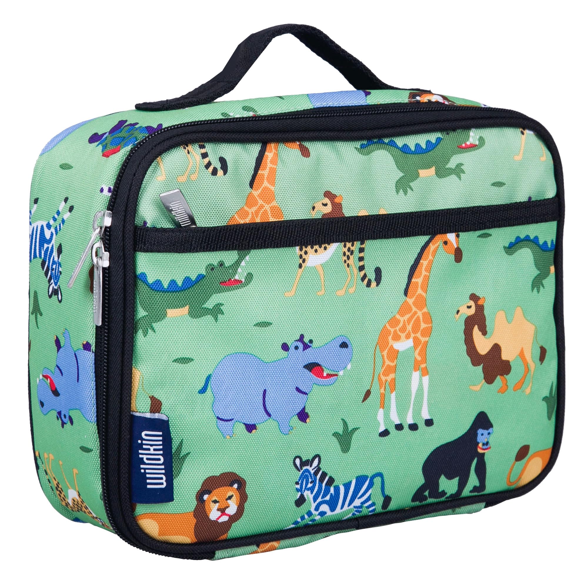 Wildkin front view showing wild animals design and compact storage benefit