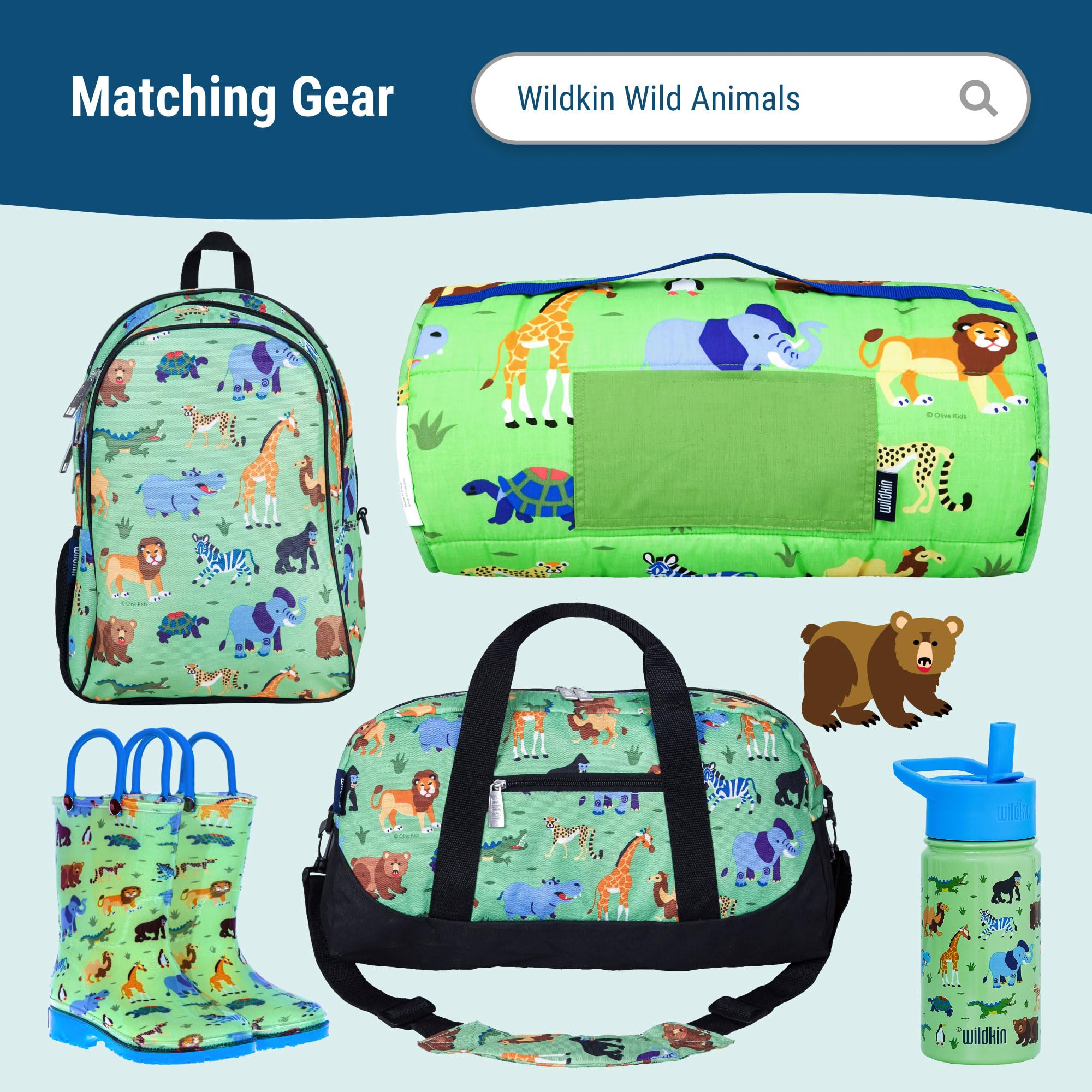 Wildkin beside a notebook to show size and school-ready fit benefit