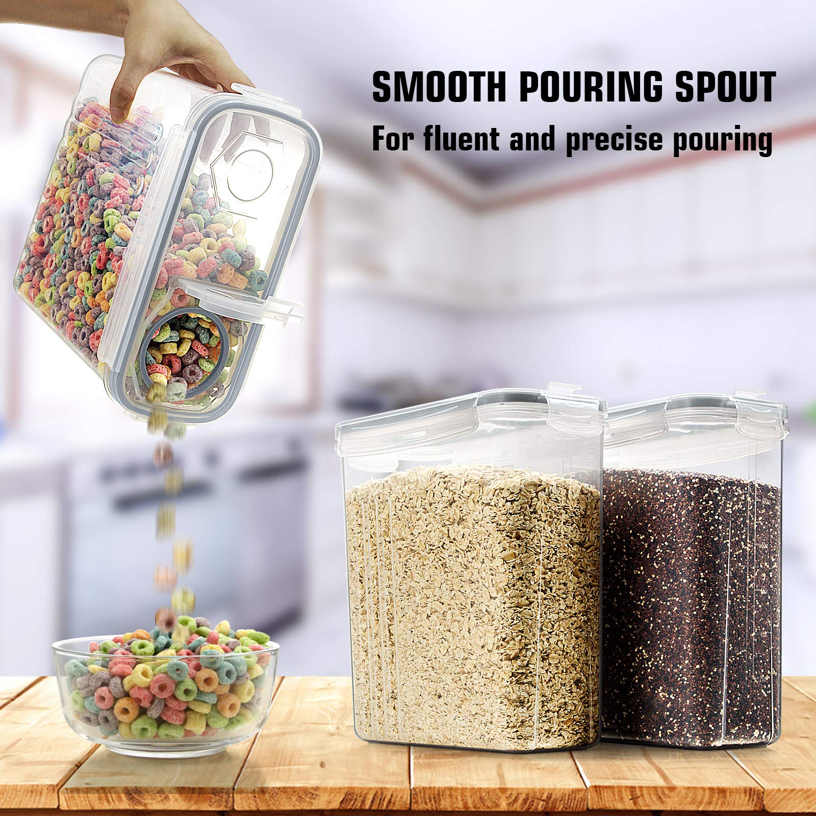 Wildone containers neatly arranged in pantry to save space and improve visibility