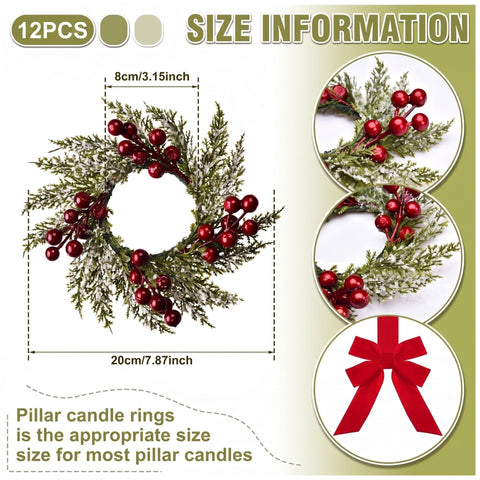 WILLBOND wreath hung on a kitchen cabinet with ribbon for instant decor