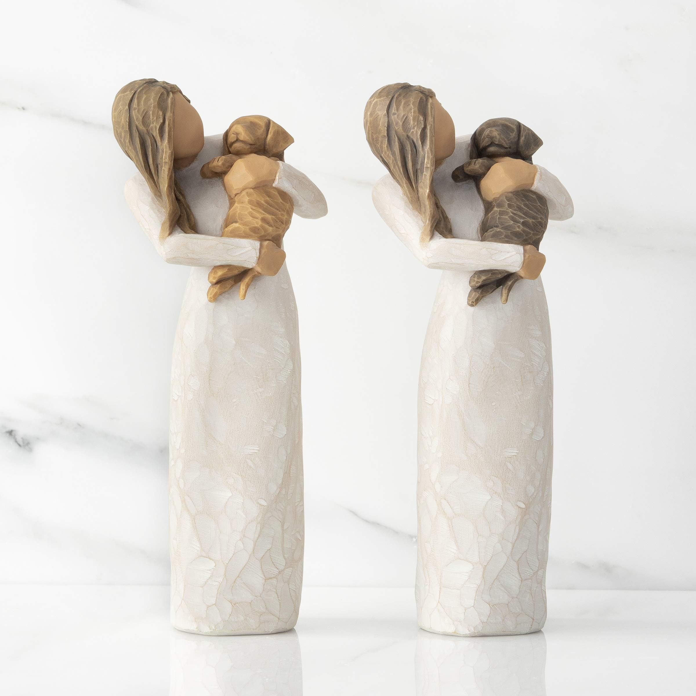 Willow Tree displayed on a shelf adding warm decorative companionship