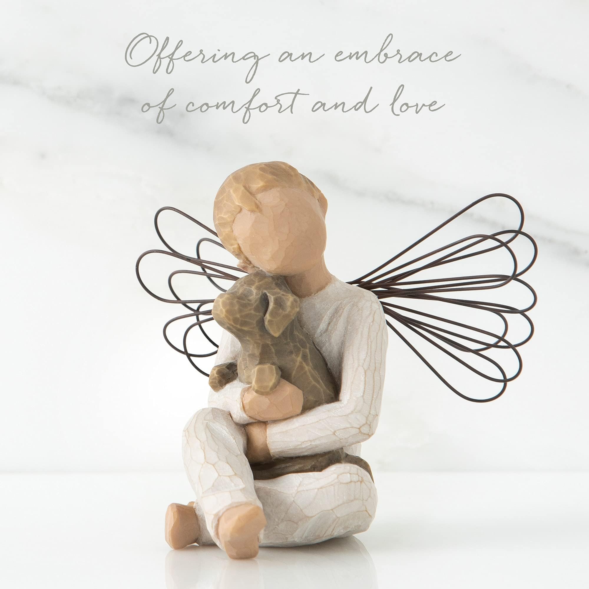 Willow Tree boxed gift packaging with enclosure card, ready for giving