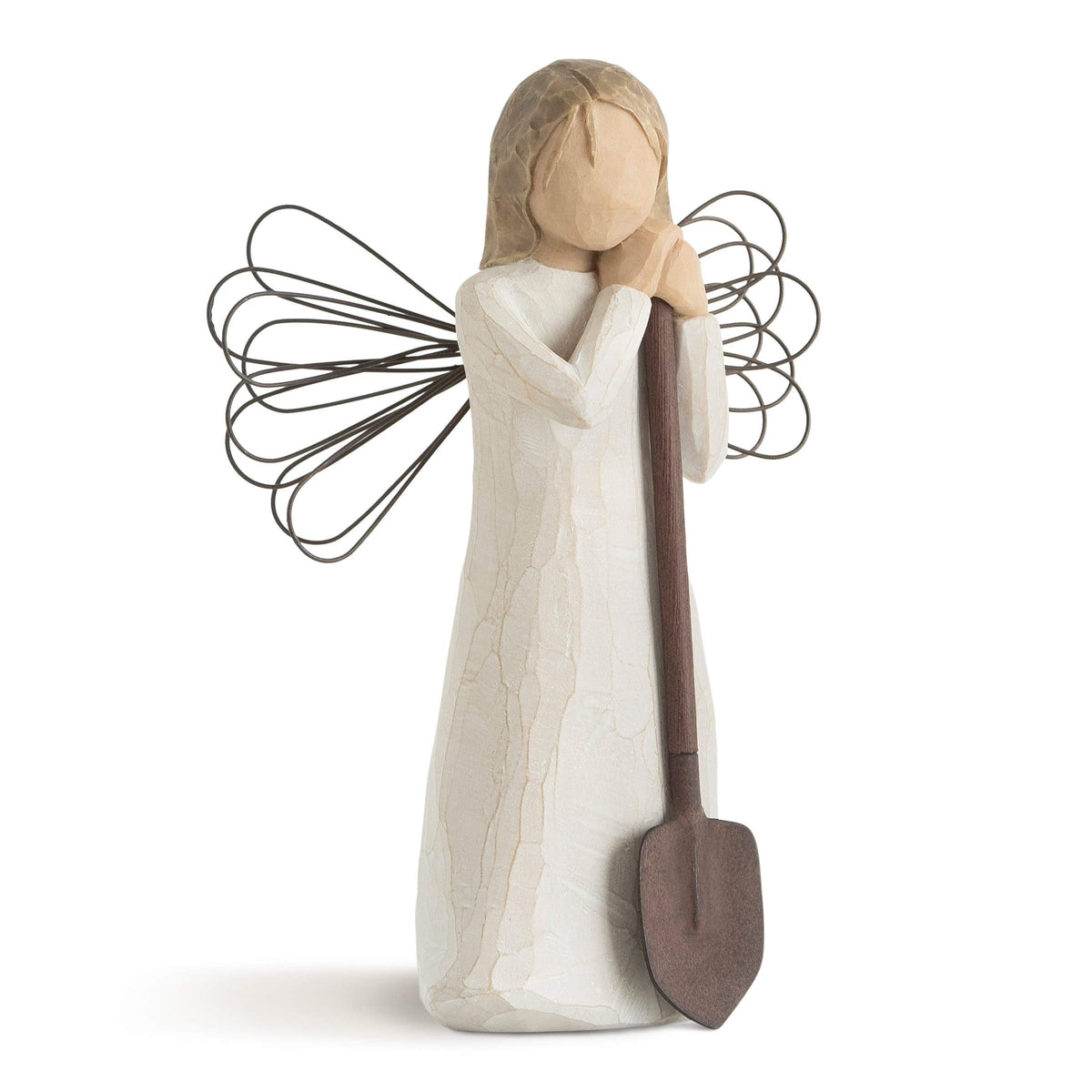 Willow Tree Angel of the Garden front view showing peaceful expression and pose, perfect gift