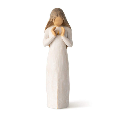 Willow Tree Ever Remember front view showing figure and comforting pose