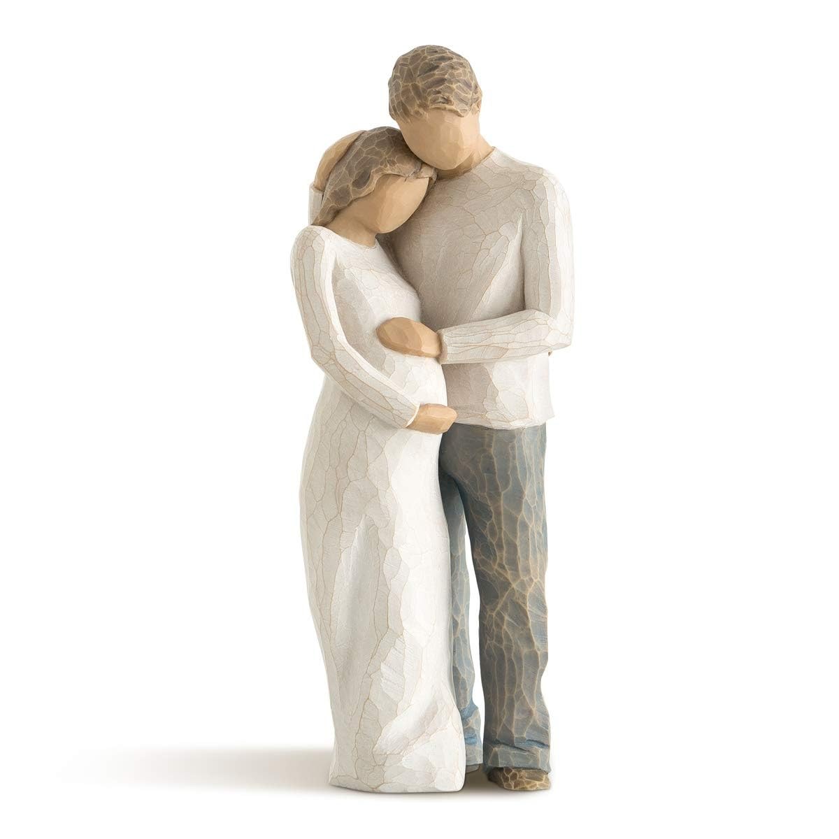 Willow Tree front view of embracing couple showcasing timeless design and warmth