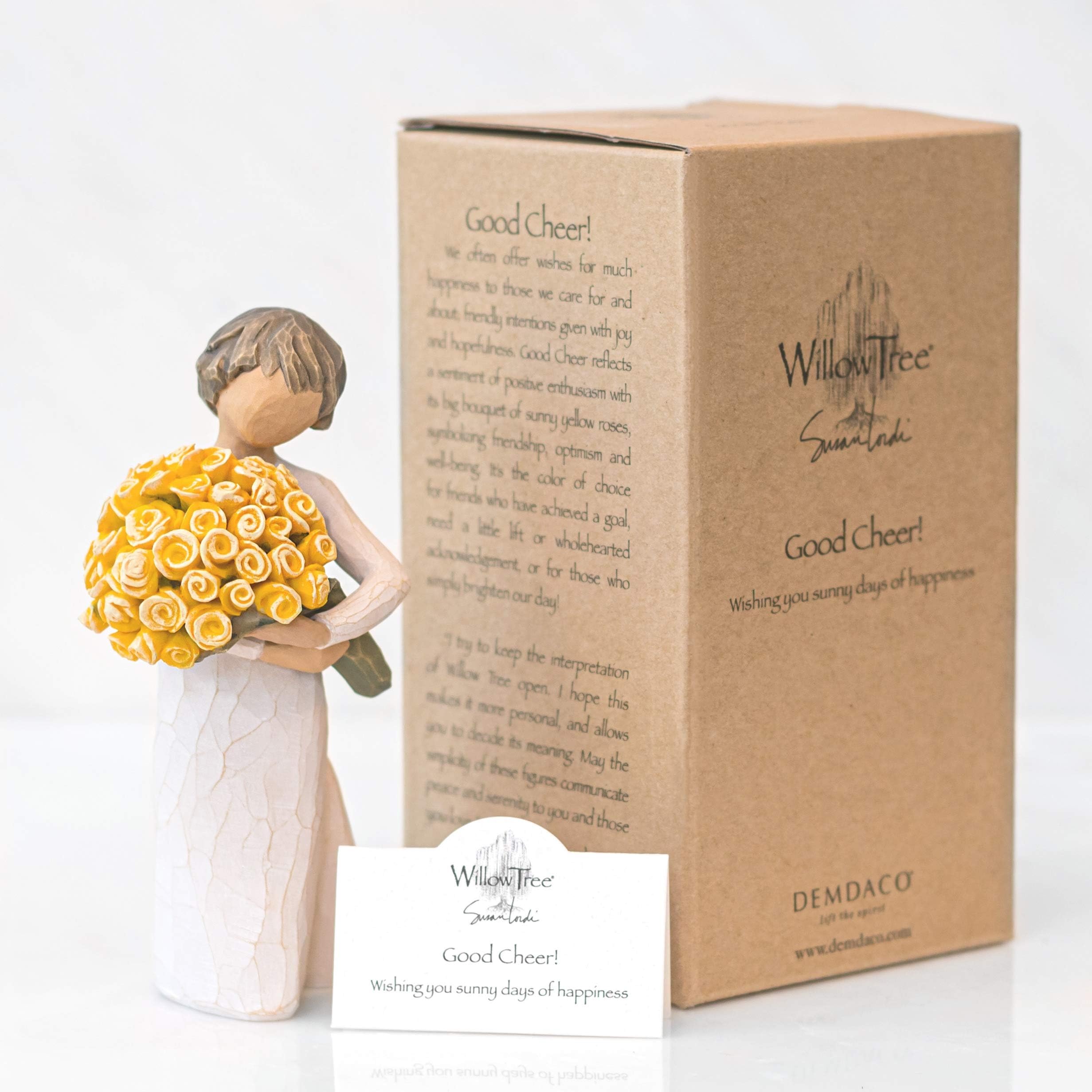 Willow Tree displayed on mantel in a cozy setting adding warm decorative cheer