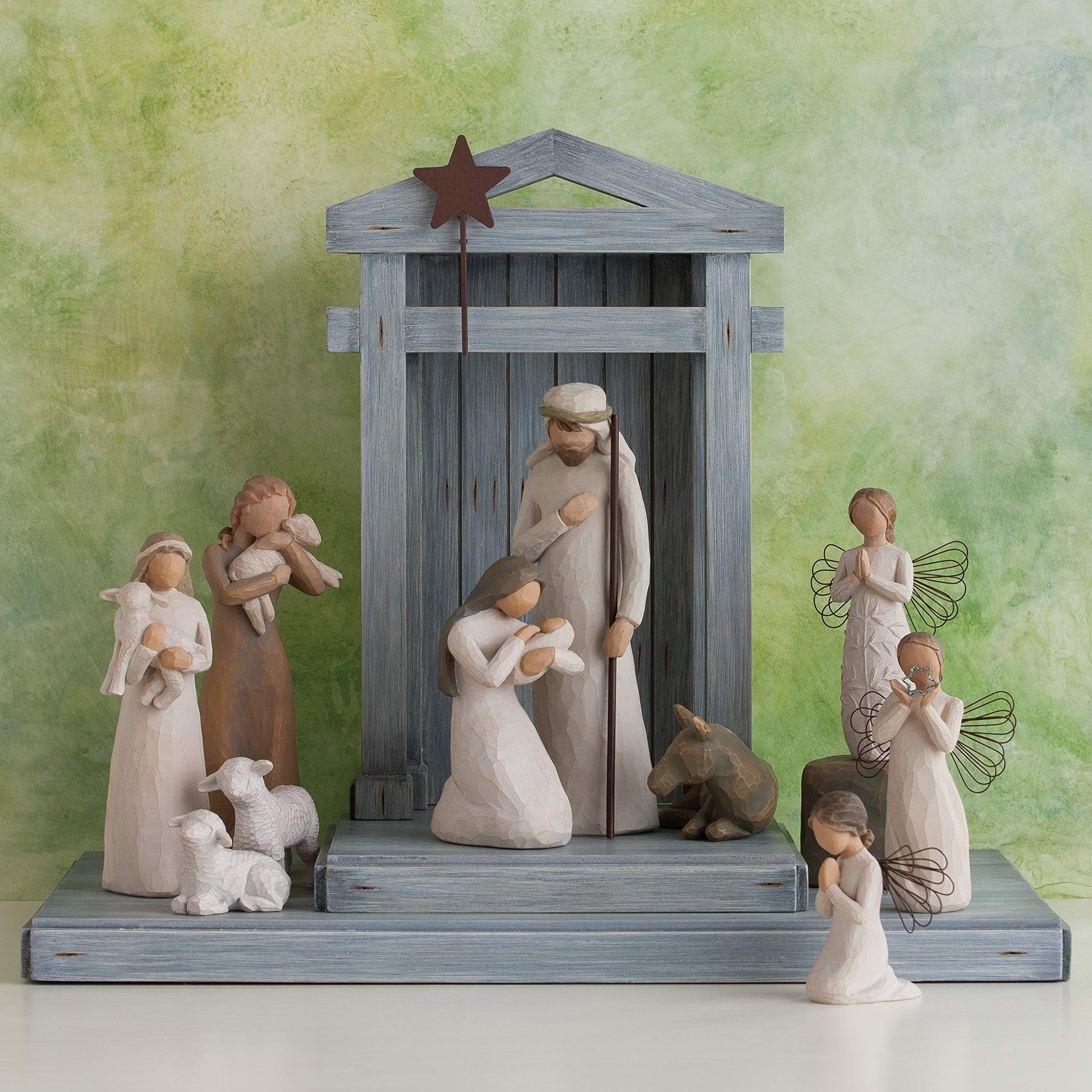 Willow Tree enclosure card and box open to show sentiment and gift-ready packaging