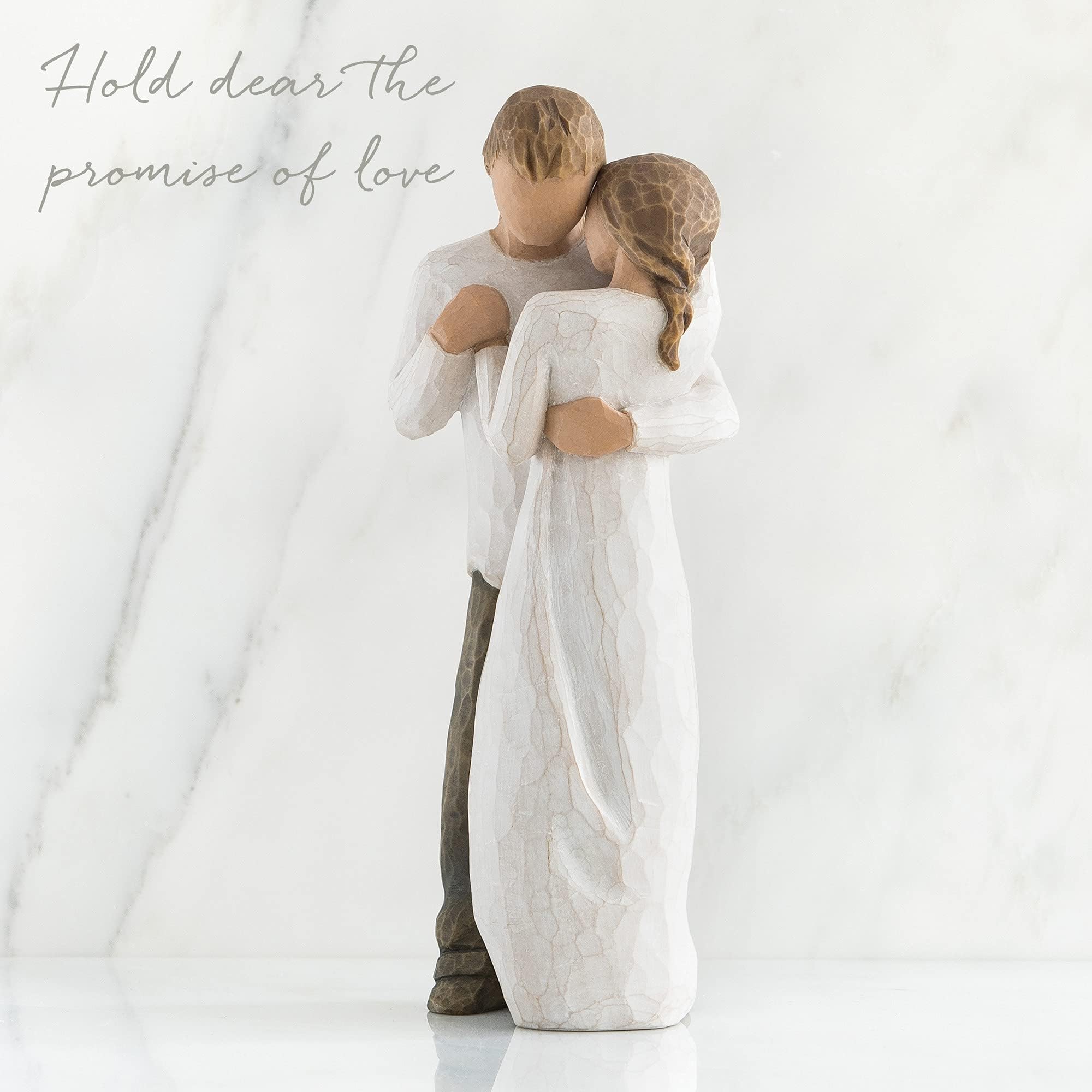 Willow Tree fitted gift box packaging ready to present as wedding or anniversary gift