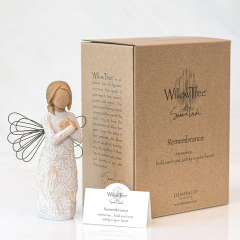 Willow Tree fitted gift box packaging ready for immediate giving