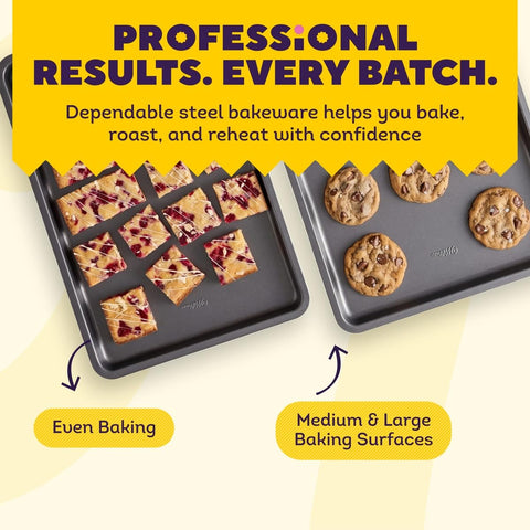 Wilton close-up of non-stick surface texture for easy food release and simple cleanup
