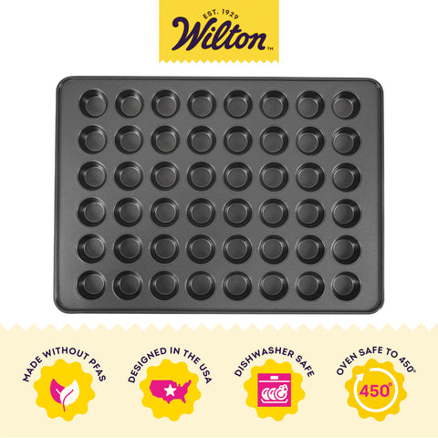 Wilton cavity dimensions with ruler for scale demonstrating consistent mini sizes